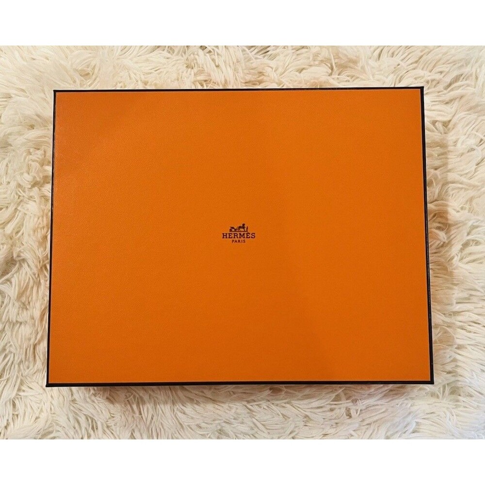 HERMES Orange Empty Gift Box (Size Medium 11” x 9” x 3”)